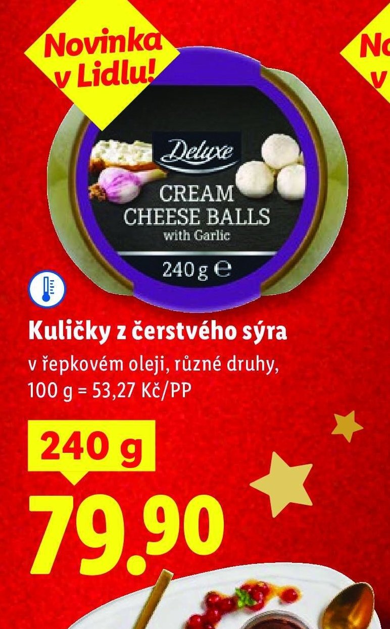 Kuličky z čerstvého sýra