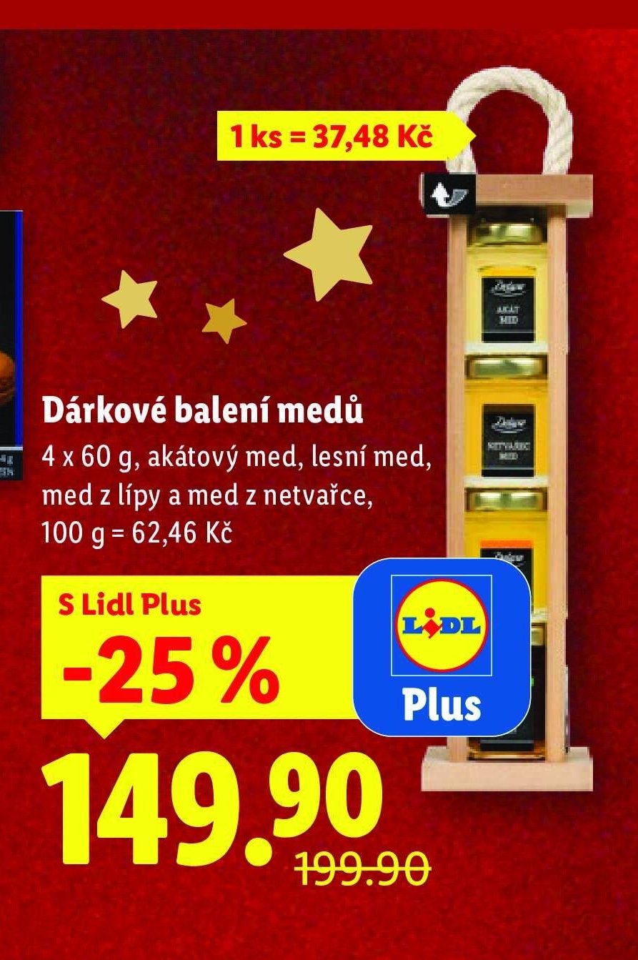 Dárkové balení medů