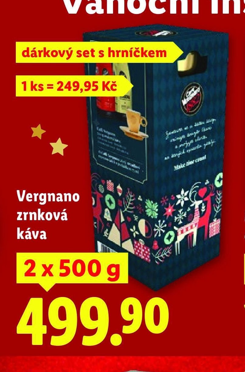 Vergnano zrnková káva