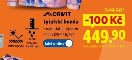 CRIVIT Lyžařská bunda