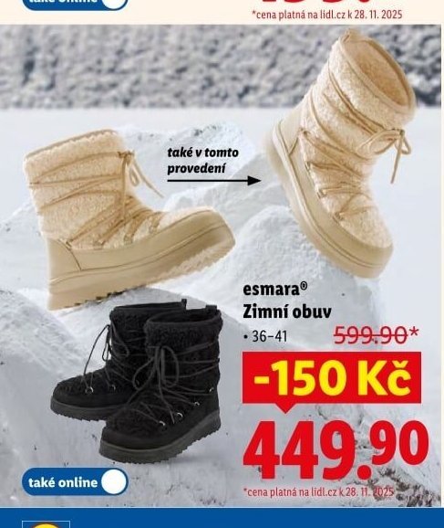 esmara Zimní obuv
