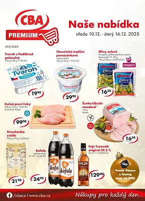 akční leták CBA 10.12.2025-16.12.2025