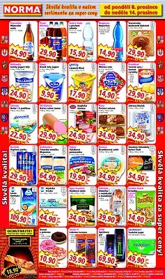 akční leták Norma 8.12.2025-14.12.2025