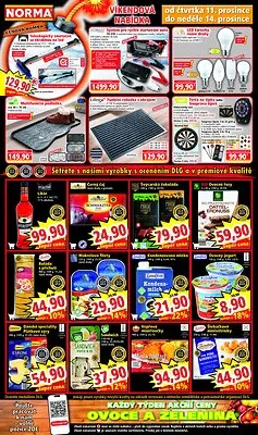 akční leták Norma 8.12.2025-14.12.2025