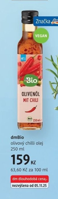 dmBio olivový chilli olej