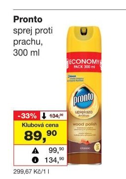 Pronto sprej proti prachu 300 ml
