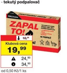 BALHOME ZAPAL TO! pevný podpalovač