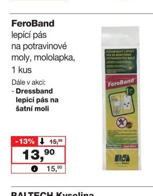 FeroBand lepící pás na potravinové moly, mololapka, 1 kus