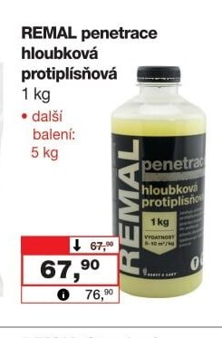 REMAL penetrace hloubková protiplísňová 1 kg