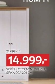 Skříň s otočnými dveřmi