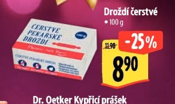 Droždí čerstvé