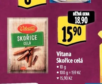 Vitana Skořice celá