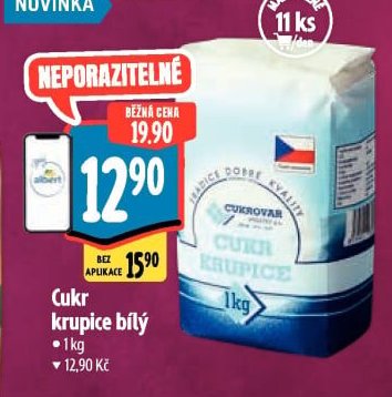 Cukr krupice bílý