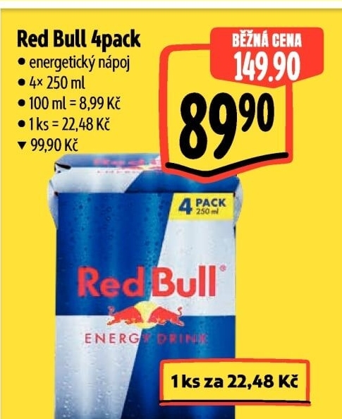 Energetický nápoj Red Bull