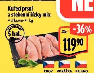 Kuřecí řízky mix