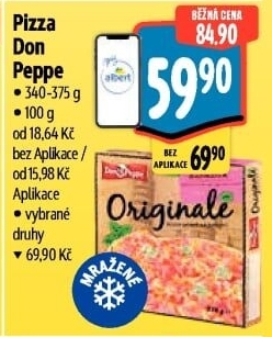 Pizza mražená Don Peppe