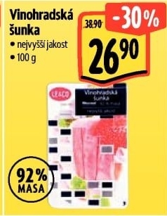 Šunka vinohradská nejvyšší jakosti LE&amp