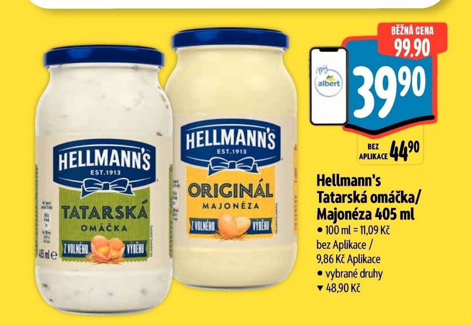 Tatarská omáčka Hellmann'