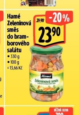 Hamé Zeleninová směs do bramborového salátu