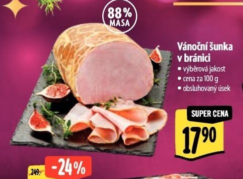 Vánoční šunka v bránici