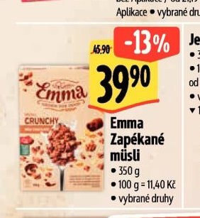 Emma Zapékané müsli