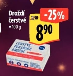 Droždí čerstvé
