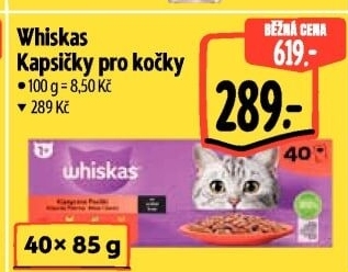 Kapsičky pro kočky Whiskas