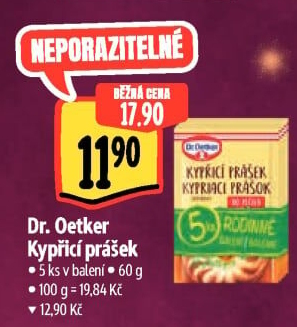 Kypřicí prášek Dr. Oetker