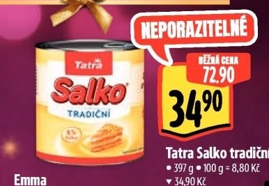Mléko kondenzované Salko Tatra