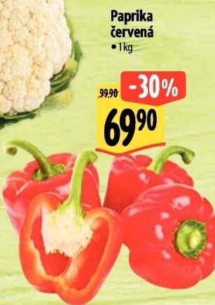 Paprika červená