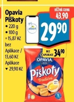 Piškoty Opavia