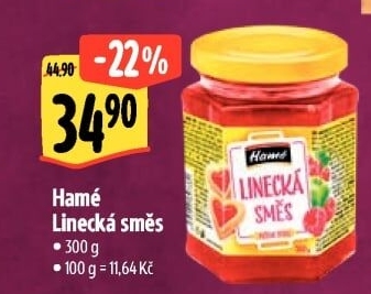 Směs ovocná linecká Hamé