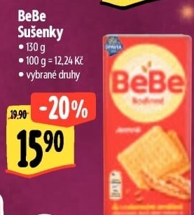Sušenky Rodinné BeBe Opavia