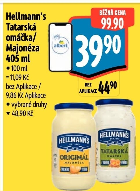 Tatarská omáčka Hellmann'