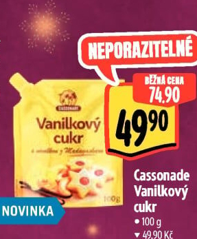 Vanilkový cukr Cassonade