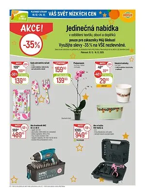 akční leták Globus 10.12.2025-16.12.2025