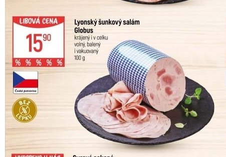 Lyonský šunkový salám Globus