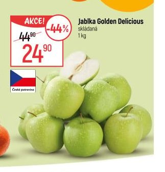 Jablka Golden Delicious
