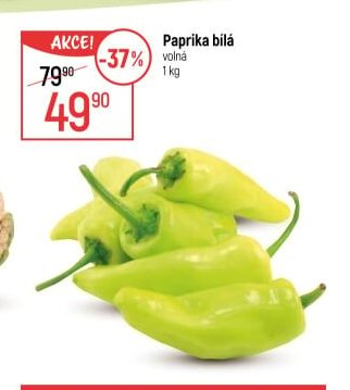 Paprika bílá