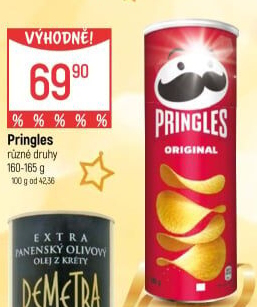 Chipsy Pringles - tubus