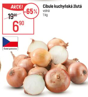 Cibule kuchyňská žlutá