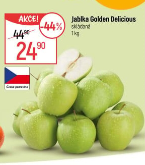 Jablka Golden Delicious