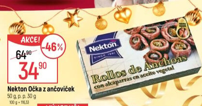 Očka z ančoviček Nekton