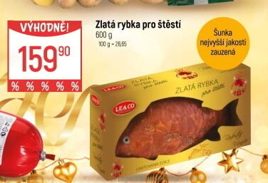 Šunka nejvyšší jakosti zlatá rybka LE&