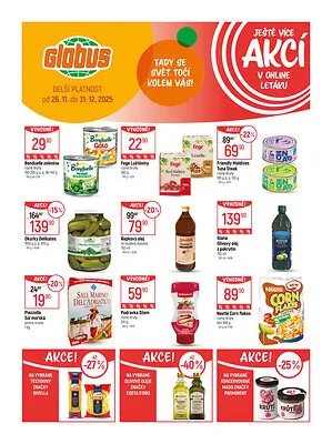 akční leták Globus 10.12.2025-16.12.2025