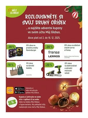 akční leták Globus 10.12.2025-16.12.2025