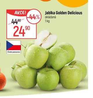 Jablka Golden Delicious