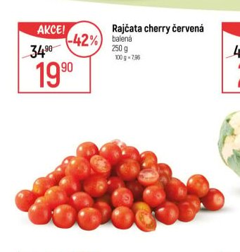 Rajčata cherry červená