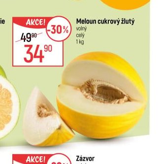 Meloun cukrový žlutý