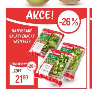 NA VYBRANÉ SALÁTY ZNAČKY VÁS VÝBĚR